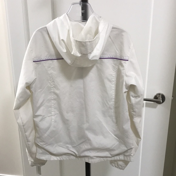 Columbia White & Purple Rain Jacket - Picture 2 of 3